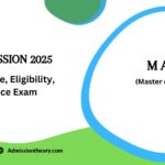 MA Admission 2025