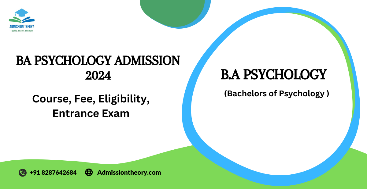 BA Psychology Admission 2024 