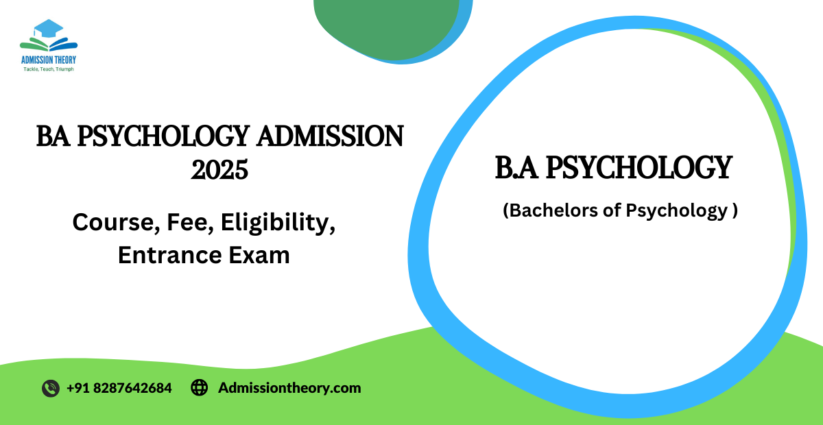 BA Psychology Admission 2025