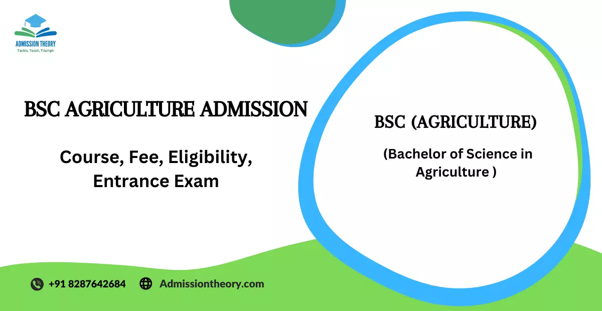 BSc Agriculture Admission