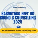 Karnataka NEET UG round 3 option entry stepwise infographic MBBS seat allotment process Karnataka NEET counselling 2025 Private MBBS admission consultants Bangalore Karnataka Karnataka NEET UG seat matrix round 3 latest update image Institute reporting process Karnataka NEET round 3