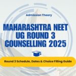 Maharashtra NEET UG round 3 counselling 2025 schedule infographic