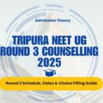 Tripura NEET UG round 3 schedule & seat matrix infographic & Private MBBS admission consultancy for Tripura NEET counselling