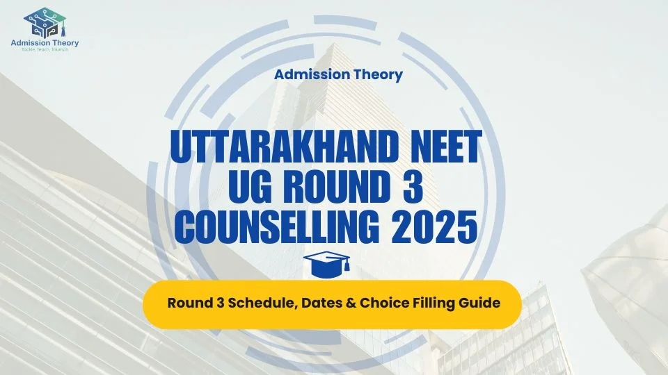 Uttarakhand NEET UG round 3 counselling schedule & seat matrix infographic & Private MBBS admission consultants Uttarakhand NEET 2025