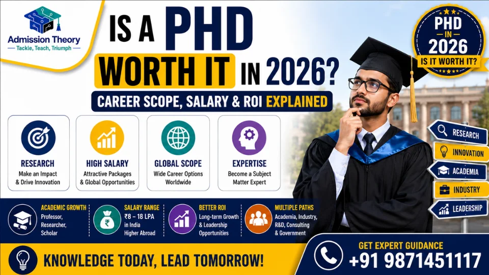 Is a PhD Worth It in 2026? Career Scope, Salary & ROI Explained
