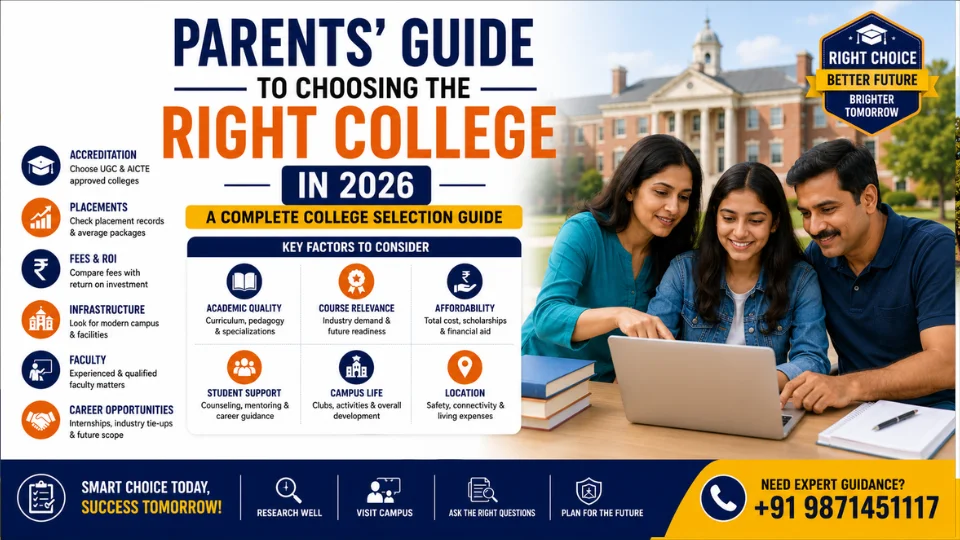 Parents' Guide to Choosing the Right College in 2026: A Complete College Selection Guide